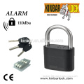 Door use alarm security padlock